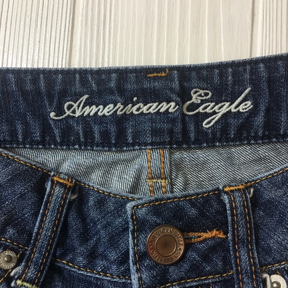 ❤️AE Jeans Womens Shorts SZ 00 Distressed Artworks - Picture 3 of 5